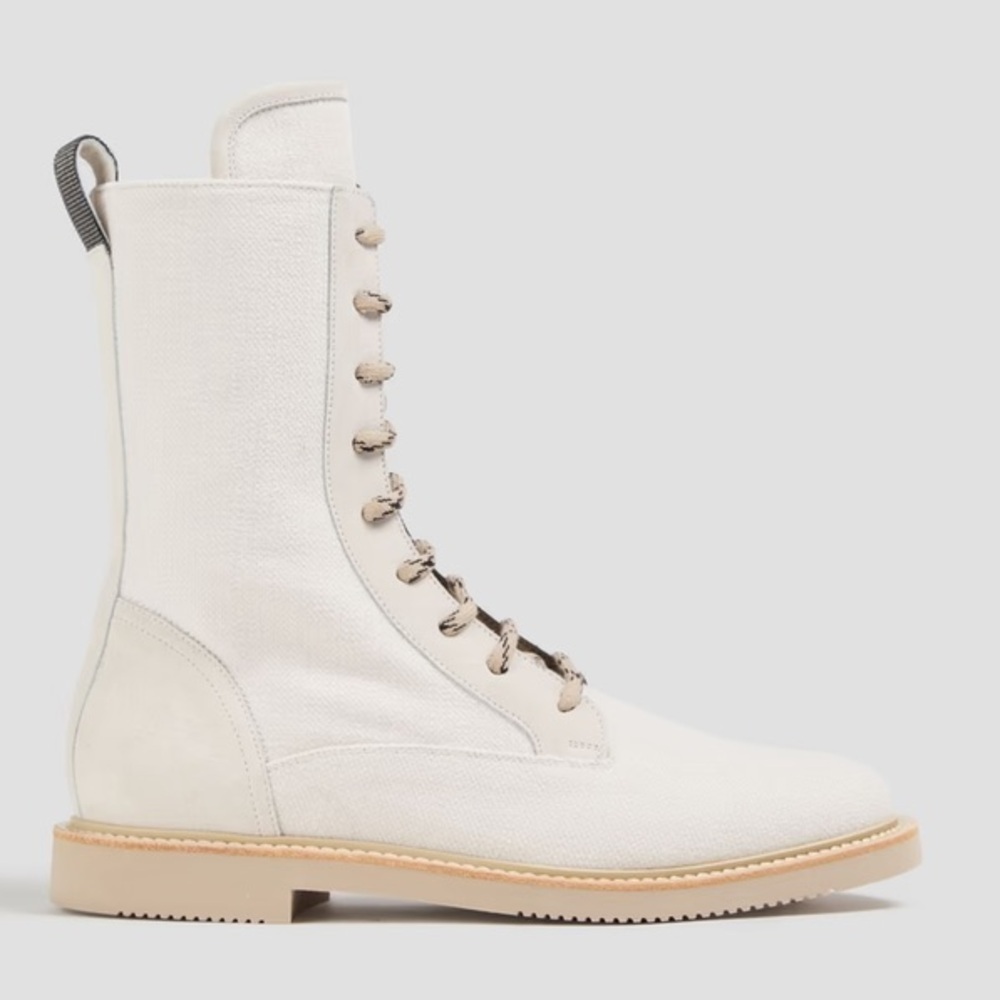 NWT BRUNELLO CUCINELLI Lace-Up Ankle Boots Size 40